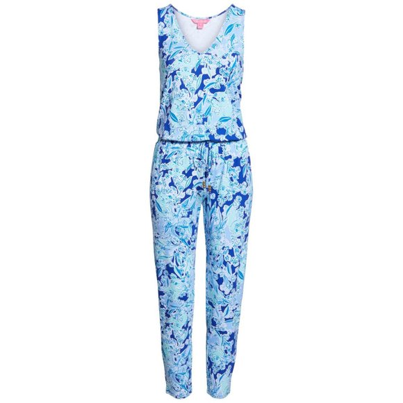NWT Lilly Pulitzer Jumpsuit Koala S - Picture 1 of 11